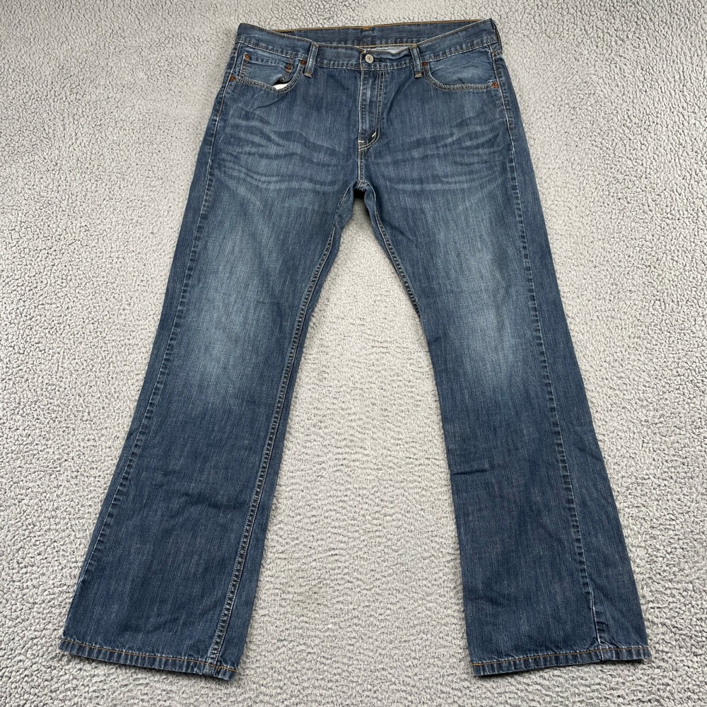 Levi's 527 Jeans Mens 36x32 Blue Boot Cut Denim Classic Casual Classic